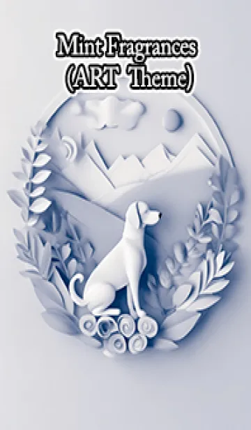 [LINE着せ替え] Mint Fragrance ART Theme254の画像1