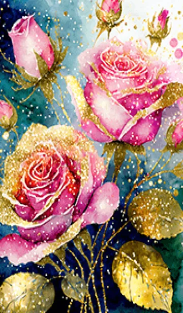 [LINE着せ替え] 薔薇(バラ)の花の着せかえ(R260)の画像1