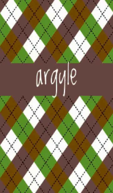 [LINE着せ替え] アーガイル チェック 17の画像1