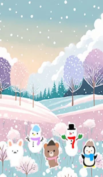 [LINE着せ替え] 可愛い北欧風着せかえ(Winter-314)の画像1