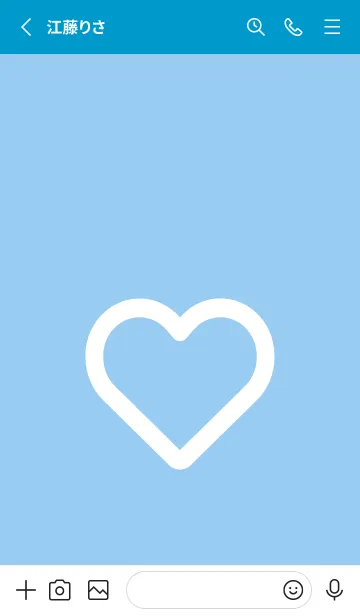 [LINE着せ替え] ハート アイコン 8の画像2