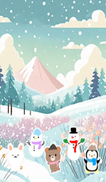 [LINE着せ替え] 可愛い北欧風着せかえ(Winter-317)の画像1