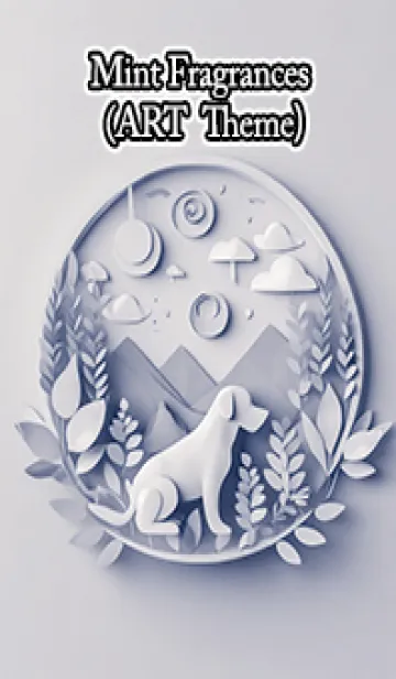 [LINE着せ替え] Mint Fragrance ART Theme266の画像1