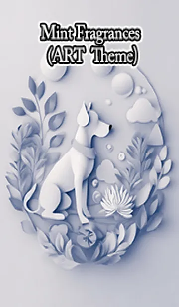 [LINE着せ替え] Mint Fragrance ART Theme269の画像1