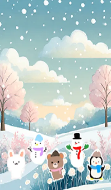 [LINE着せ替え] 可愛い北欧風着せかえ(Winter-329)の画像1