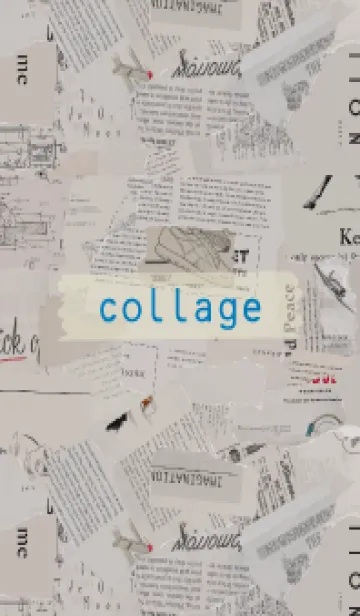 [LINE着せ替え] collage art 14の画像1