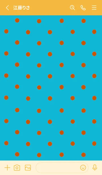 [LINE着せ替え] シンプル ミニ ドット 310の画像2