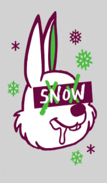 [LINE着せ替え] スノーラビット .4の画像1