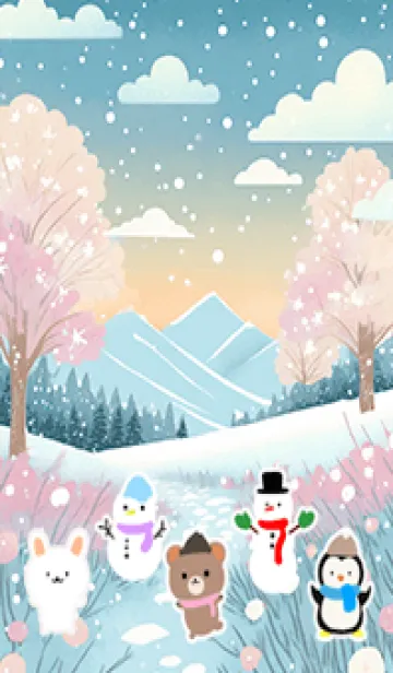 [LINE着せ替え] 可愛い北欧風着せかえ(Winter-327)の画像1