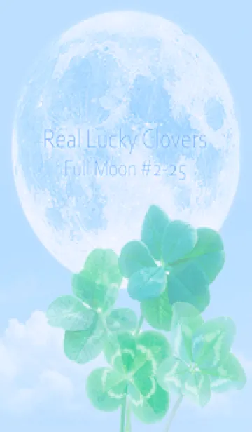 [LINE着せ替え] Real Lucky Clovers Full Moon #2-25の画像1