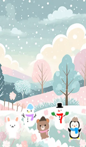 [LINE着せ替え] 可愛い北欧風着せかえ(Winter-326)の画像1