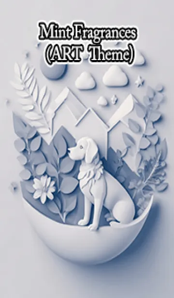 [LINE着せ替え] Mint Fragrance ART Theme274の画像1