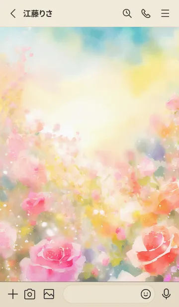 [LINE着せ替え] 薔薇(バラ)の花の着せかえ(R275)の画像2