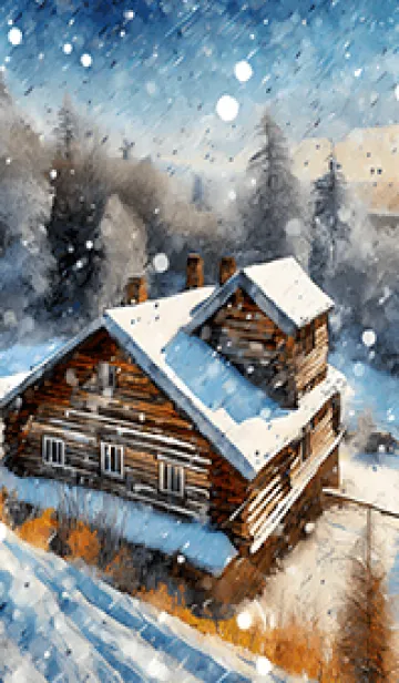 [LINE着せ替え] 優美な冬の風景の着せかえ(Winter-242)の画像1