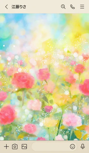 [LINE着せ替え] 薔薇(バラ)の花の着せかえ(R278)の画像2