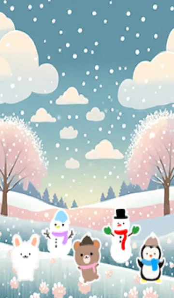 [LINE着せ替え] 可愛い北欧風着せかえ(Winter-322)の画像1