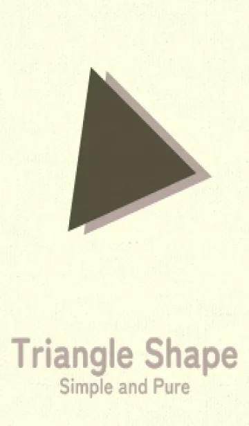 [LINE着せ替え] 三角型の着せかえ 枯葉色の画像1