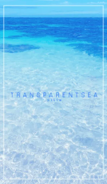 [LINE着せ替え] TRANSPARENT SEA HAWAII-MEKYM 26の画像1