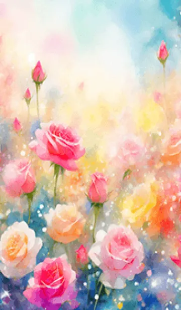 [LINE着せ替え] 薔薇(バラ)の花の着せかえ(R284)の画像1