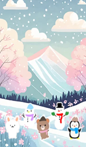 [LINE着せ替え] 可愛い北欧風着せかえ(Winter-340)の画像1