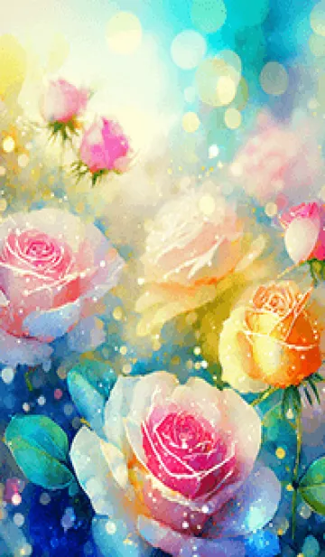 [LINE着せ替え] 薔薇(バラ)の花の着せかえ(R293)の画像1