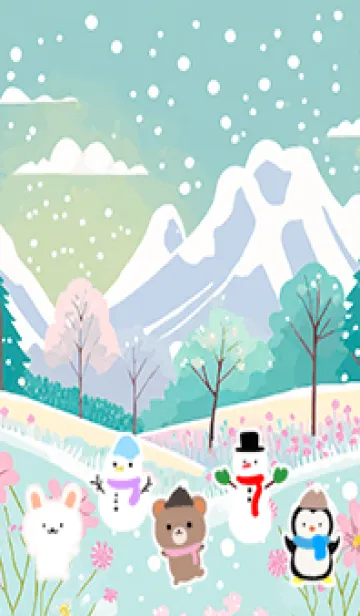 [LINE着せ替え] 可愛い北欧風着せかえ(Winter-345)の画像1