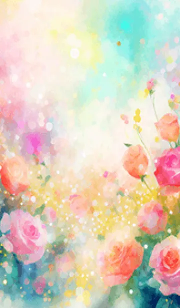 [LINE着せ替え] 薔薇(バラ)の花の着せかえ(R295)の画像1