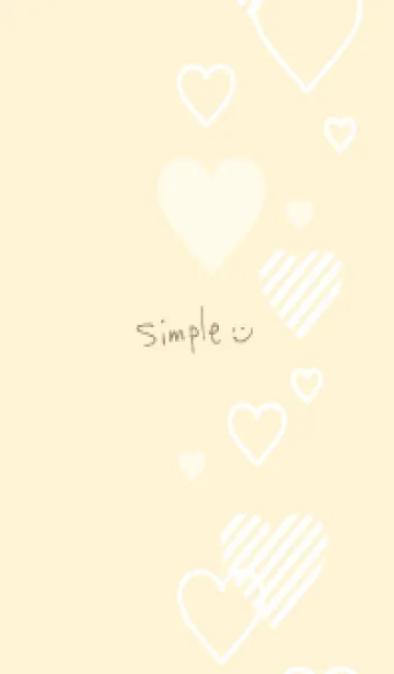 [LINE着せ替え] おしゃれ ハート 白23の画像1