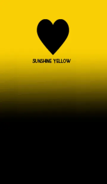 [LINE着せ替え] Black & Sunshine yellow Theme V.5 (JP)の画像1