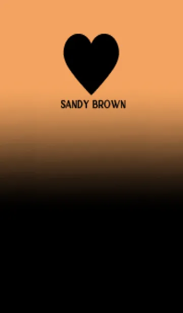 [LINE着せ替え] Black & Sandy Brown Theme V.5 (JP)の画像1