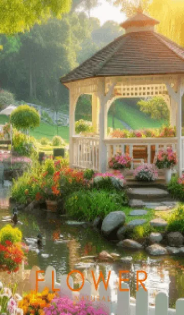 [LINE着せ替え] FLOWER GARDEN -Beautiful-18の画像1