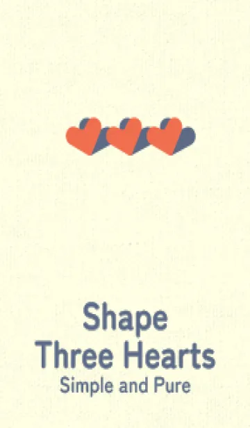 [LINE着せ替え] 3つのハート型の着せかえ タイガーリリーの画像1