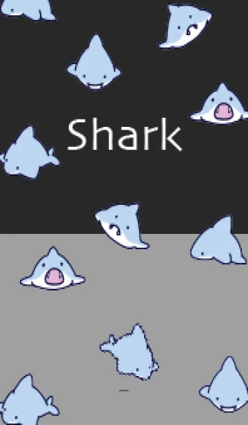 [LINE着せ替え] 黒 : ちびさめの画像1