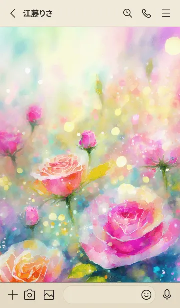 [LINE着せ替え] 薔薇(バラ)の花の着せかえ(R300)の画像2