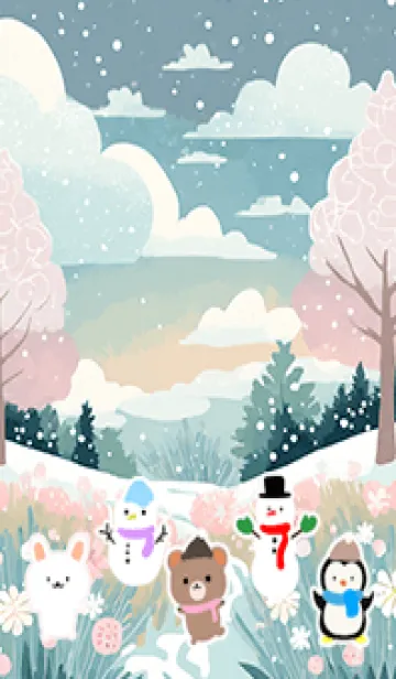 [LINE着せ替え] 可愛い北欧風着せかえ(Winter-368)の画像1