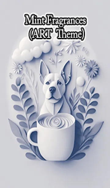 [LINE着せ替え] Mint Fragrance ART Theme282の画像1