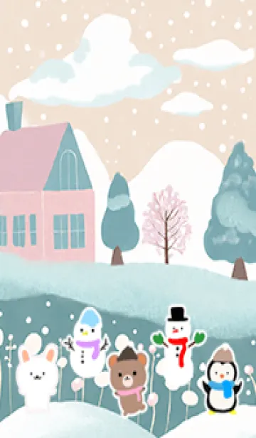 [LINE着せ替え] 可愛い北欧風着せかえ(Winter-366)の画像1