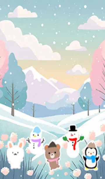 [LINE着せ替え] 可愛い北欧風着せかえ(Winter-365)の画像1