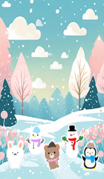 [LINE着せ替え] 可愛い北欧風着せかえ(Winter-362)の画像1