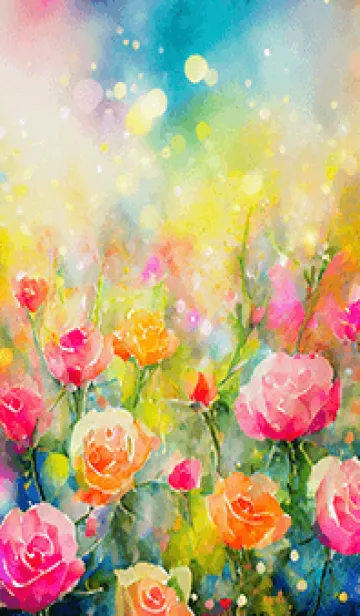 [LINE着せ替え] 薔薇(バラ)の花の着せかえ(R310)の画像1