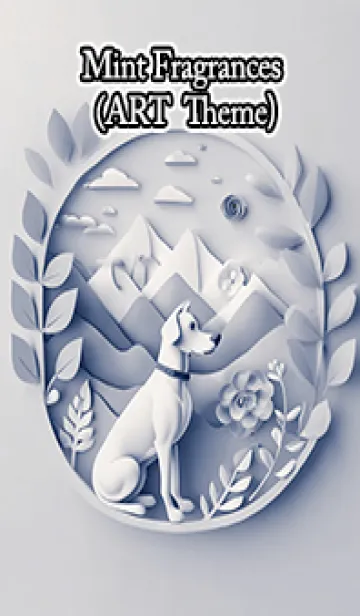 [LINE着せ替え] Mint Fragrance ART Theme291の画像1