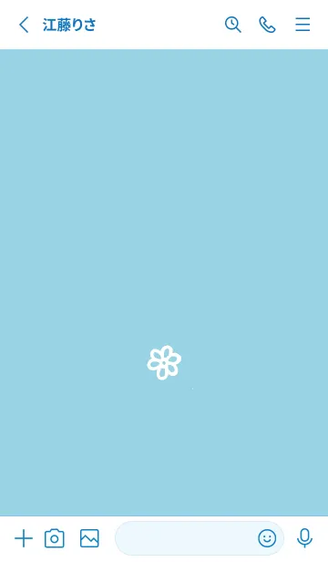 [LINE着せ替え] ミニ フラワー _199の画像2