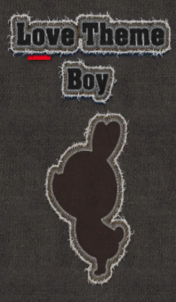 [LINE着せ替え] Rabbit and jeans fabric theme 25の画像1