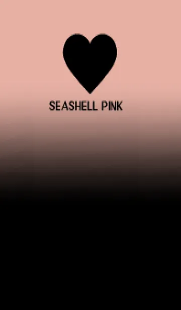 [LINE着せ替え] Black & Seashell Pink Theme V.5 (JP)の画像1