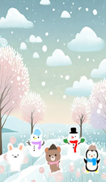 [LINE着せ替え] 可愛い北欧風着せかえ(Winter-358)の画像1