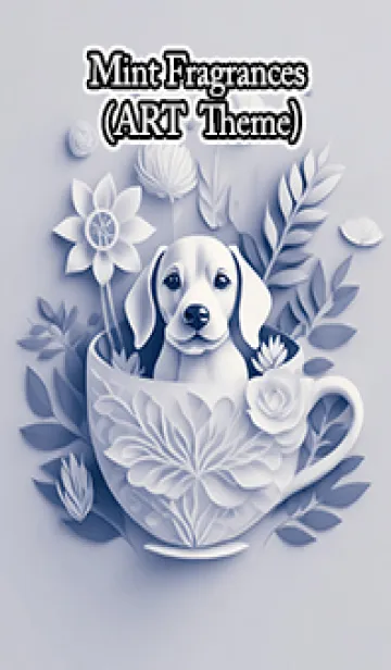 [LINE着せ替え] Mint Fragrance ART Theme293の画像1