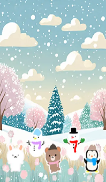 可愛い北欧風着せかえ(Winter-354)の着せ替えメイン画像