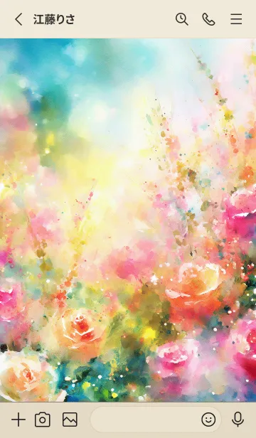 [LINE着せ替え] 薔薇(バラ)の花の着せかえ(R315)の画像2