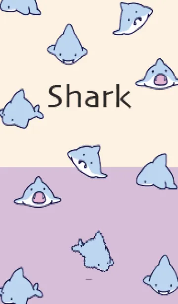 [LINE着せ替え] 紫 : ちびさめの画像1