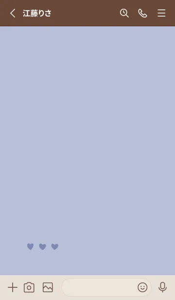 [LINE着せ替え] 推し色ライオン(blue)の画像2